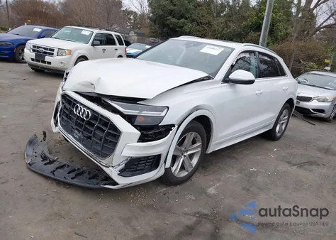 2019 Audi Q8 55 Premium from USA, damaged, VIN WA1AVAF10KD011453
